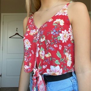Kendall and Kylie Floral tank